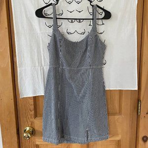 BDG Hudson Pinstripe Mini Dress